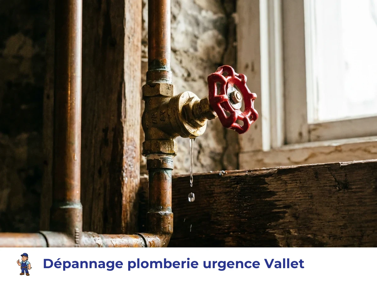 Dépannage plomberie urgence à Vallet