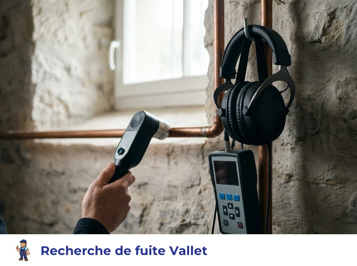 Recherche de fuite à Vallet