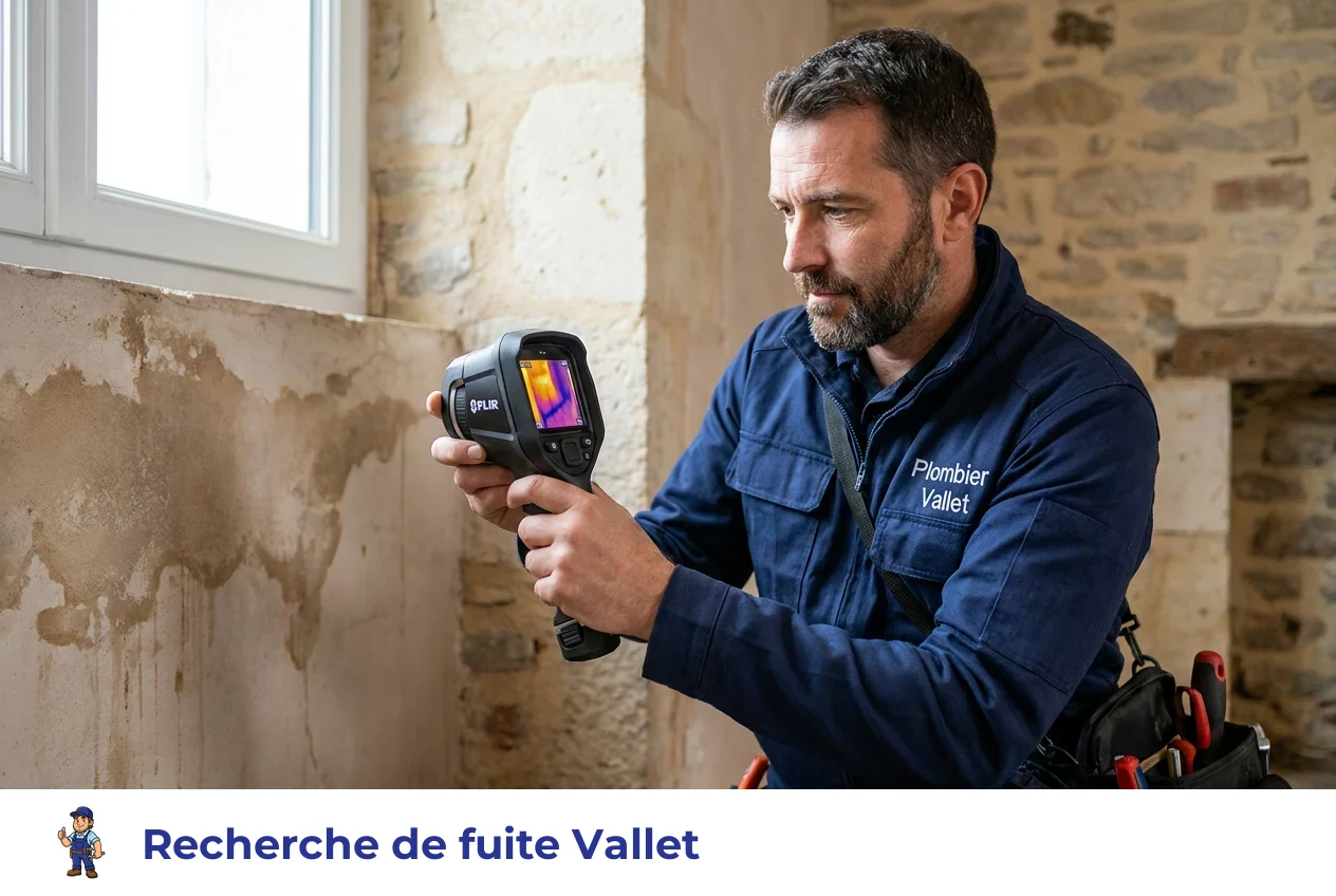 Recherche de fuite à Vallet