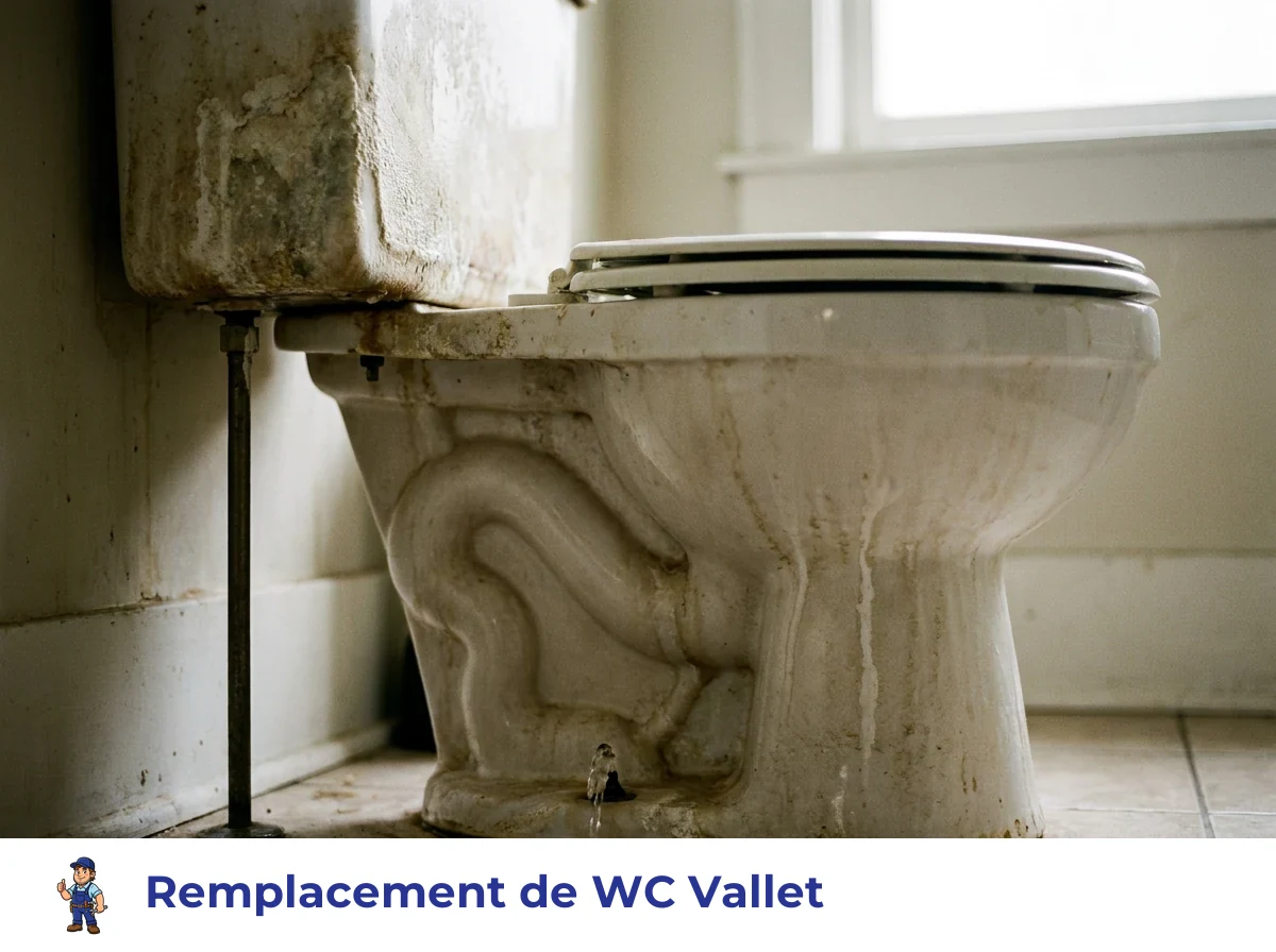 Remplacement de WC à Vallet