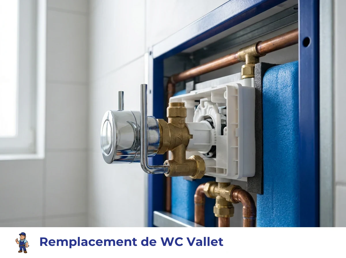 Remplacement de WC à Vallet