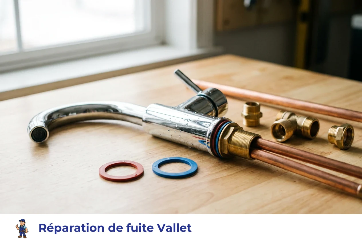 Réparation de fuite à Vallet